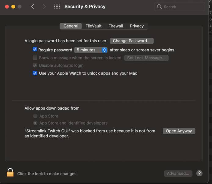 Access your macOS security and privacy settings Access your macOS security and privacy settings