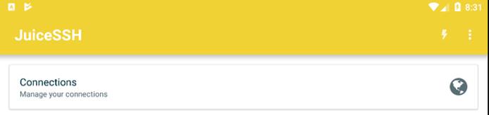 JuiceSSH Dashboard JuiceSSH Dashboard